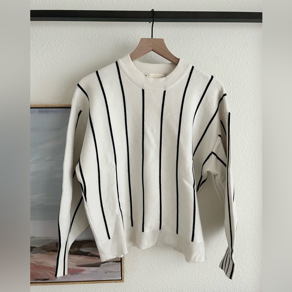 Vertical Stripe Sweater